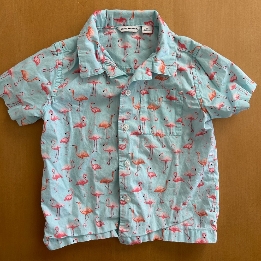 Janie and Jack, 2T toddler boys button up shirt